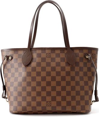 Louis Vuitton Damier Damier Canvas Ebene Red Color Damier Canvas Handbag Pouch Tote Bag (Pre-Owned)