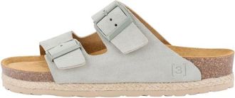 Espadrij Ami Velour Sandalen f&uuml;r Herren | beige/grau