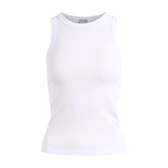 Max Mara Sleeveless Tops, female, White, Size: XS Mmlseta Sleeveless Top