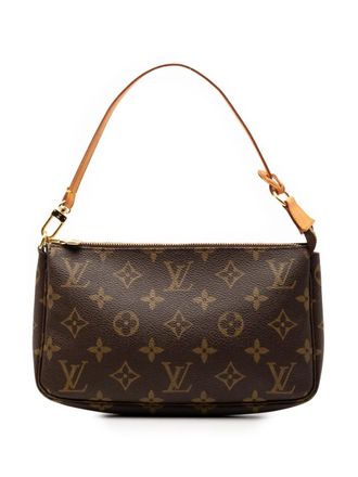 Louis Vuitton 2002 Monogram Pochette Accessoires shoulder bag - women - Fabric/Leather - One Size - Brown