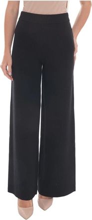 Pennyblack Adam Wool pantalon - Dames - Wijde Broeken - Zwart - L - Wol - Broeken