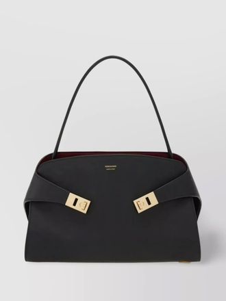 Ferragamo Hug soft medium bicolor shoulder bag