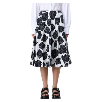 Marni Rokken, Dames, Zwart, S, Stijlvolle A-lijn Rok