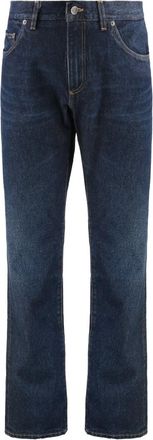 Dolce & Gabbana Blue Straight Fit Jeans