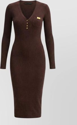 Elisabetta Franchi silk midi dress