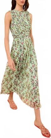 Ulla Johnson Celestina Midi Dress In Opaline