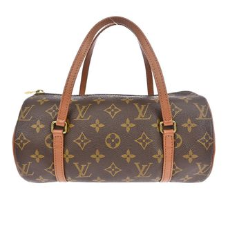 Louis Vuitton Papillon Handbag Monogram Canvas Brown Canvas Handbag (Pre-Owned)