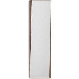 HERDASA Herdasa Espejo De Pared Asim&eacute;trico 167x46, Collecci&oacute;n Looker, En Mdf Chapado En Haya, Y Lacado. Wengue