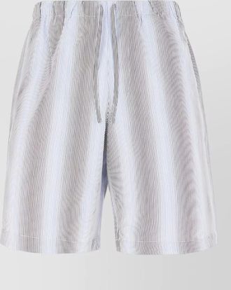Dries Van Noten striped shorts side pockets back pocket