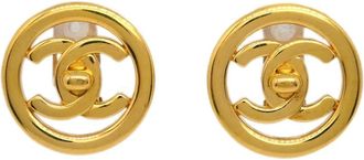 Chanel Orecchini a clip CC 1997 - Oro