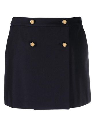 ミニスカート ALEXANDER MCQUEEN Women Mini Skirts 804944QZANR 1000 Black Alexander McQueen Asymmetric Mini Skirt | Black | FARFETCH