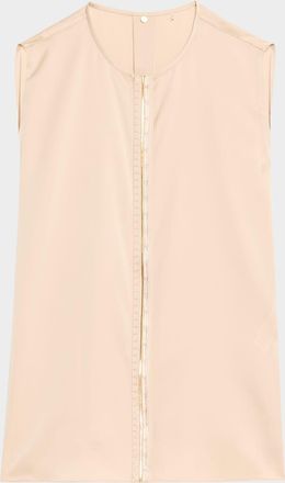 Kobi Halperin Robi Sleeveless Embroidered Blouse