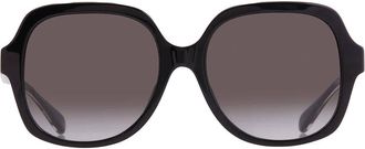 Coach Grey Gradient Square Ladies Sunglasses HC8395U 50023C 54