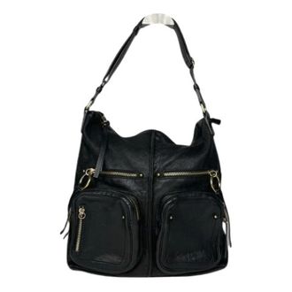 Chlo&eacute; Pre-owned Shoulder Bag - Dames - Pre-owned - Zwart - Maat: ONE Size Leer