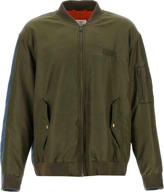 Maison Margiela Bimaterial Bomber Jacket