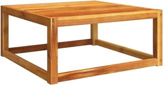 vidaXL Mesa De Jard&iacute;n Madera Maciza De Acacia 65x65x29 Cm Vidaxl