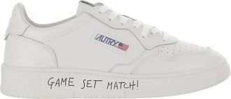 Autry Match Leren Sneakers - Dames - Sneakers - Wit - 40 EU - Leer - Schoenen