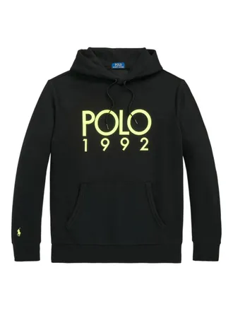 Polo Ralph Lauren logo-print hoodie - Black