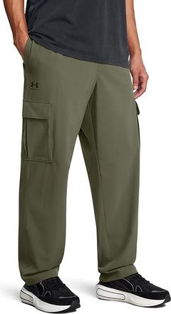 Under Armour Vibe Woven Cargo Pants Mens Clothing Marine OD Green/Black : SM, Polyester