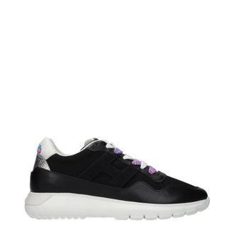 Hogan Interactive 3 Damens Schwarze Ledersneaker