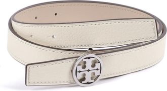 Tory Burch Tory Burch, Belts, female, White, Size: L Miller Reversible Belt