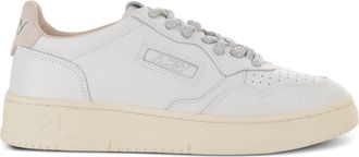 Autry Medialist Low Leather Sneakers-Donna