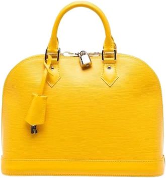 Louis Vuitton Pre-owned Handbags, female, Yellow, Size: ONE SIZE Pre-owned Vintage Handbag