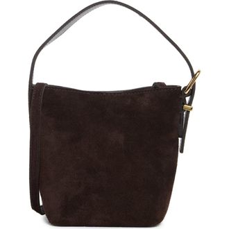 Madewell Essential Curve Shoulder Bag in Dark Carob at Nordstrom Rack