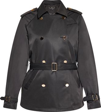 Faina Korte vacht Dames zwart