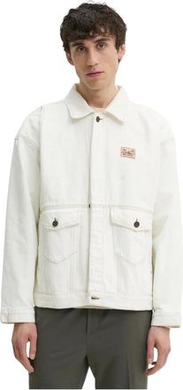 American Vintage Jozastreet Jacket - Heren - Zomerjassen - Wit - XL - Katoen - Jassen