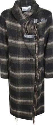 Isabel Marant Gihan Jas - Dames - Mantels - Zwart - Maat: 3XS Zijde