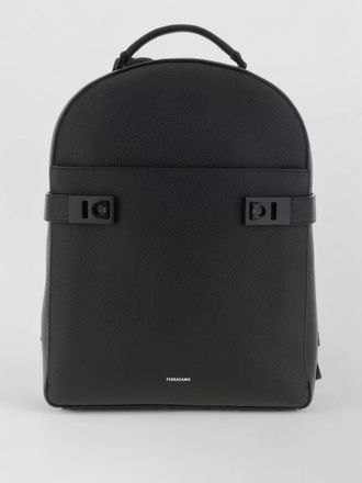Ferragamo linen hug backpack