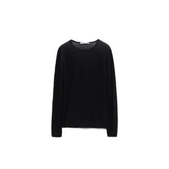 Dorothee Schumacher Bodycon Luxury O-Neck - - Knitwear - Donna - Nero - L