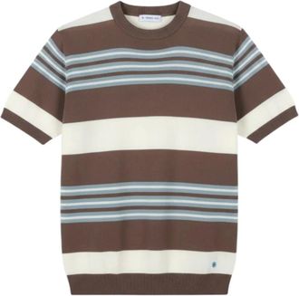 Manuel Ritz T-Shirt M/M IN Filo - Heren - Ronde hals truien - Veelkleurig - 2XL - Katoen - Truien & Vesten