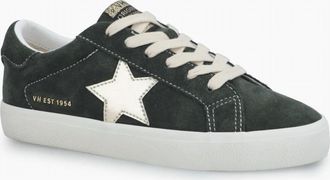 Vintage Havana Womens Felicity Suede Star Shoe In Black