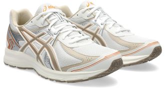 Asics Sneaker ASICS JOG 100S, Damen, Gr. 37,5, weiss (wei&szlig;, greige), Synthetik, Schuhe Sneaker