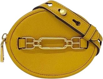 Bally Pre-owned Belt Bag - Dames - Vintage Heuptassen - Geel - ONE Size - Leer - Vintage