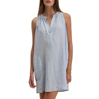 Velvet Adriana Woven Linen Dress In Billow