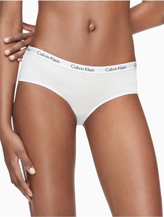 Calvin Klein Womens Carousel Logo Hipster - White - XS