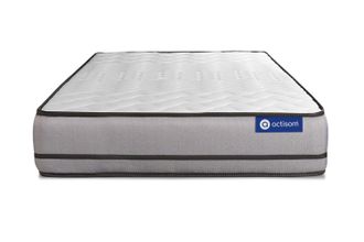 Actisom Actisom - Colch&oacute;n Blanco Con Espuma Viscoel&aacute;stica 120 X 200