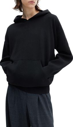 Mango Oversize Hoodie in Black at Nordstrom, Size Medium