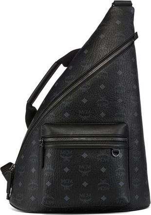 MCM Medium Aren Sling in Visetos in Bk at Nordstrom