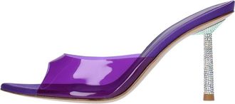 Le Silla Sandalo Bella Satinkamala - Dames - Muiltjes - Paars - 36 1/2 EU - Leer - Schoenen