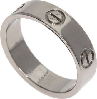 Cartier Love White Gold (18K) Band Ring (Pre-Owned)