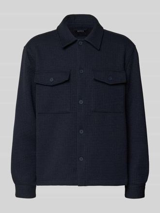 Mc Neal Hemdjacke mit Knopfleiste in Dunkelblau, Größe XXL