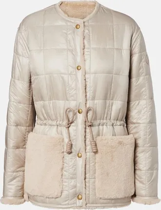 Moncler Tipule quilted reversible down jacket