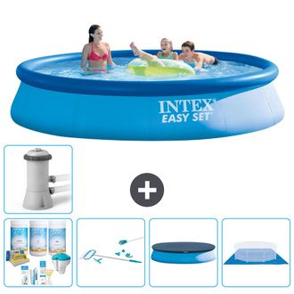 Intex Piscina Easy Set Redonda - 396x84 Cm - 7-piezas S20172