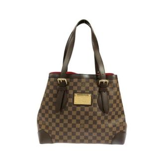 Louis Vuitton Bolso Tote Hampstead Damier Pre-owned - Pre-owned - Mujer - Marr&oacute;n - ONE SIZE
