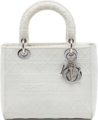 Dior Pre-owned Canvas dior-bags - Dames - Vintage Handtas - Wit - ONE Size - Vintage
