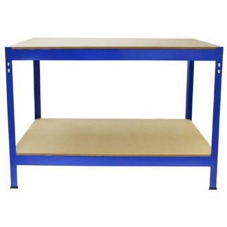 MonsterShop 4 x T-Rax 90 x 45 x 180cm Racks & Workbench in Blue | Size: 90 x 45 x 180 cm